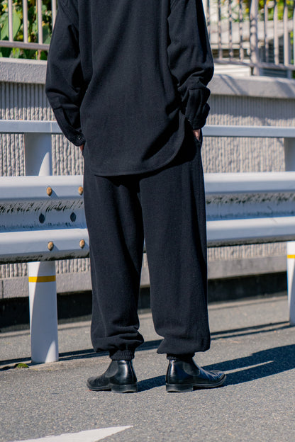 Wool Serge Track Pants