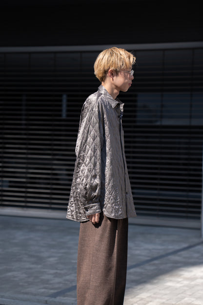 QUILTING WIDE SHIRT
