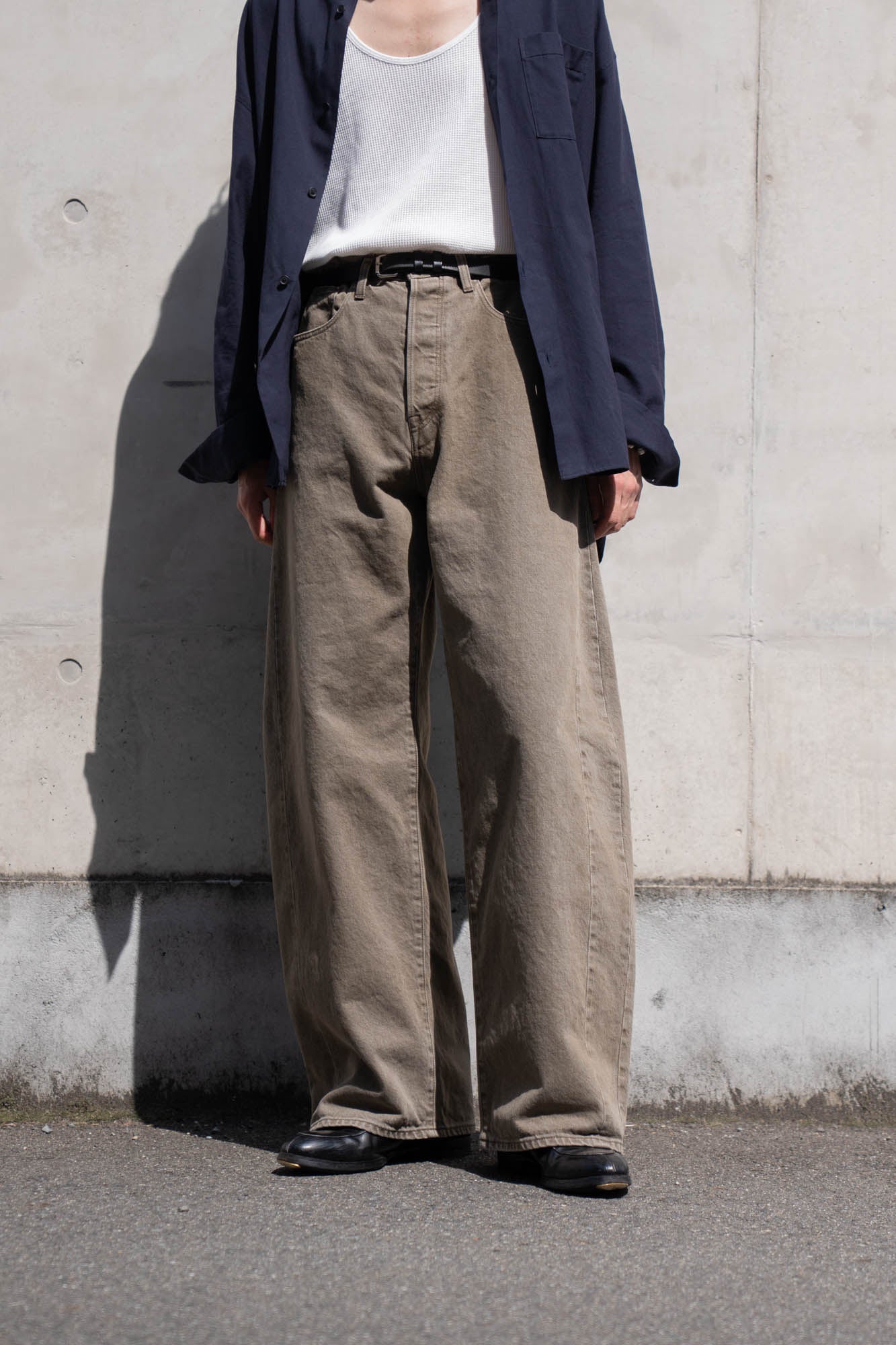 DEFORMATION WIDE COLOR DENIM PANTS(ST.1565)