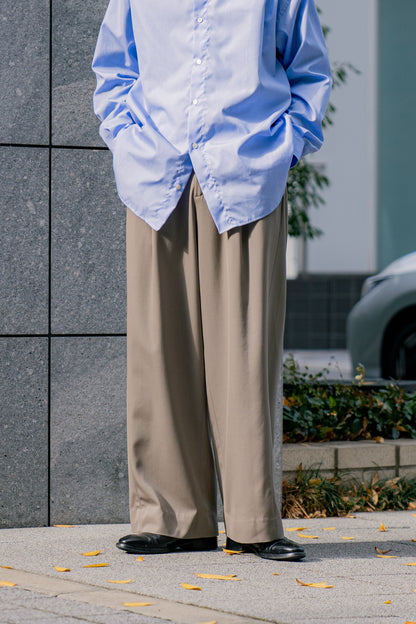 TWIST SEAM WIDE EASY TROUSERS