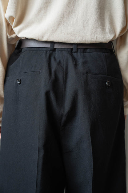 Wool Gabardine Trousers