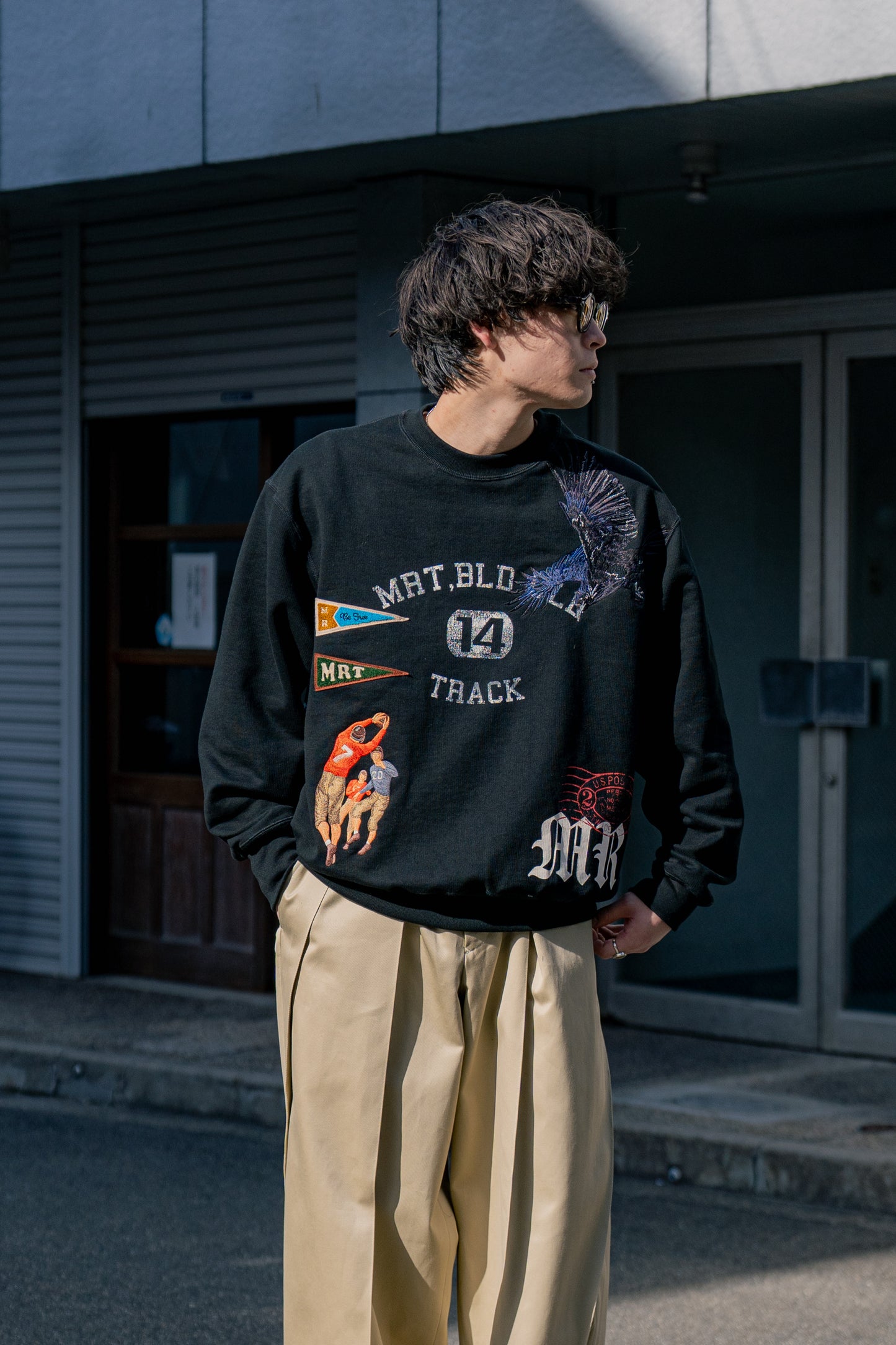 Multi embodied-design sweatshirt