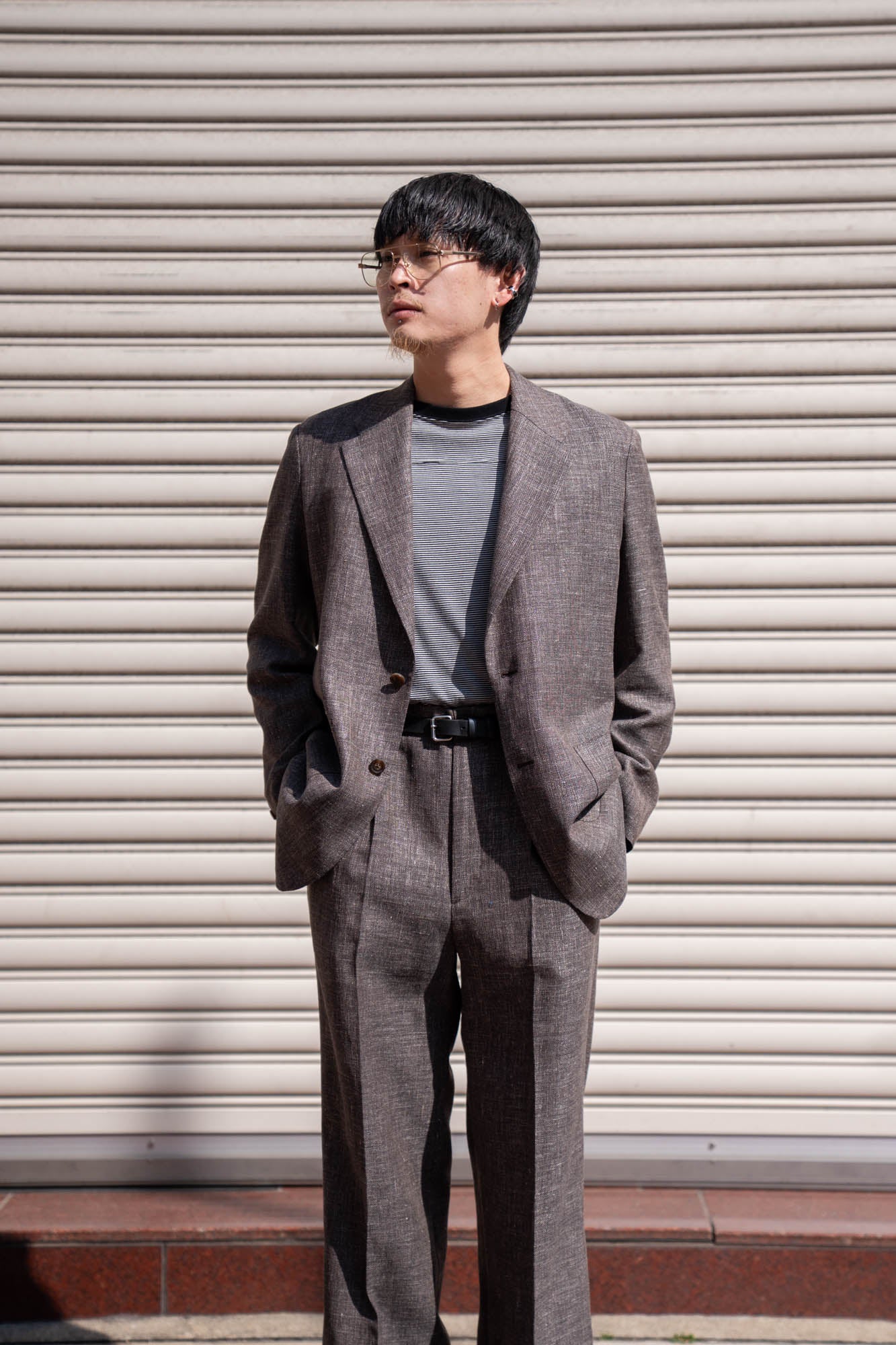 WOOL LINEN 2B JACKET – sign | サイン