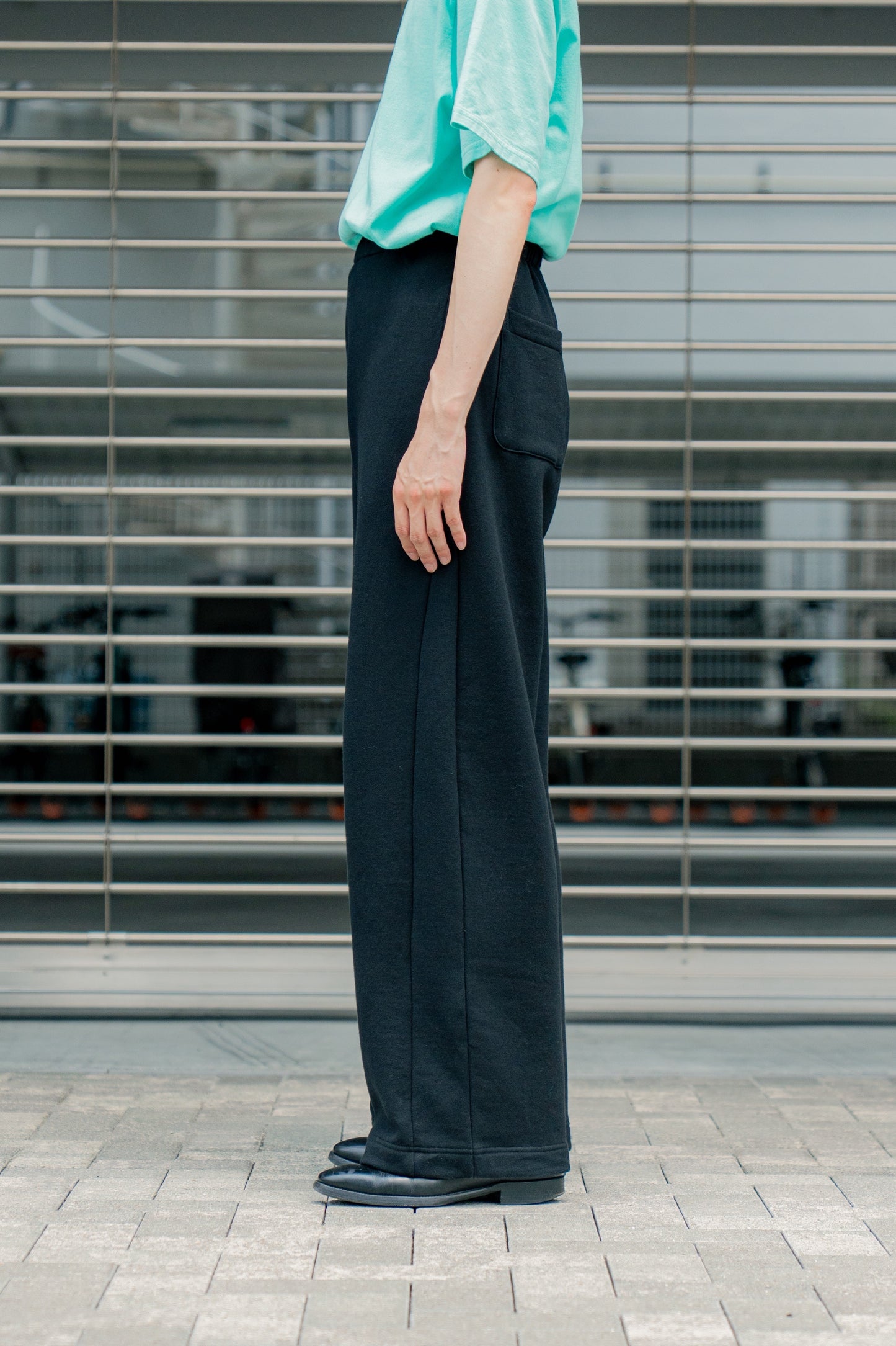 YAK/COTTON SWEAT EASY TROUSERS(ST.1288)