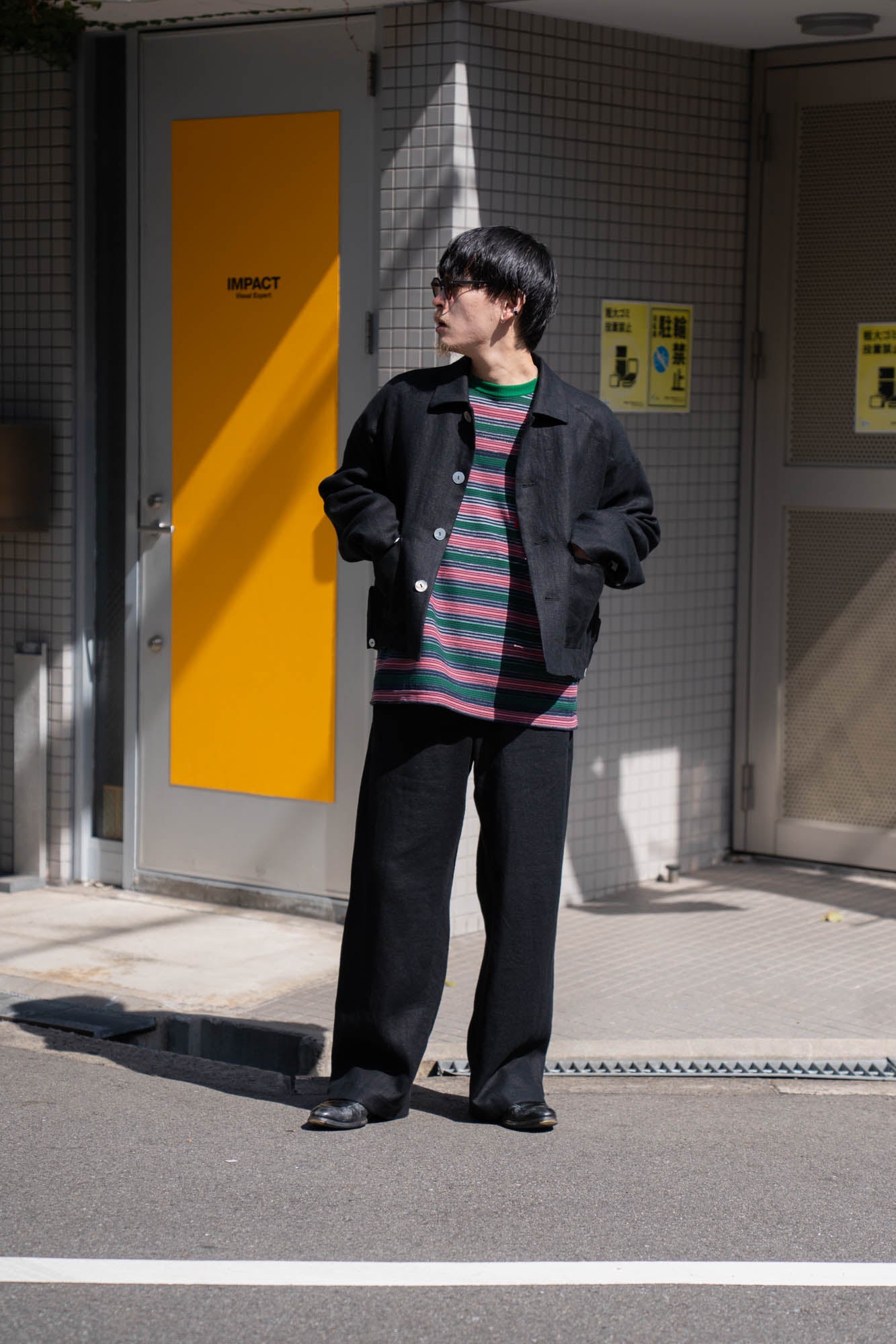 FLLOWER SAK LINEN JACKET