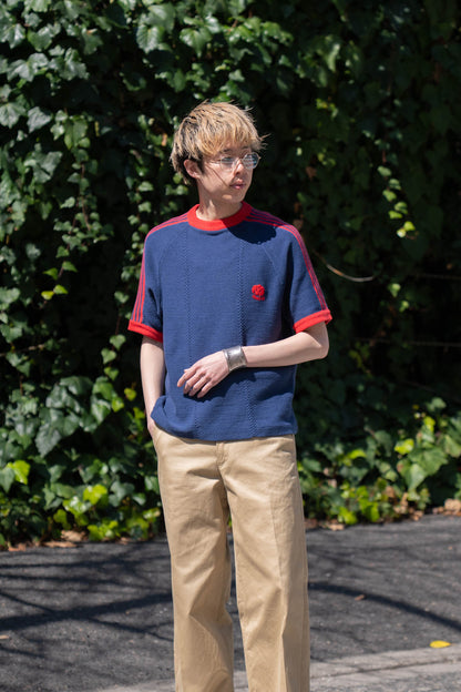 KNITTED TRAINING T-SHIRT