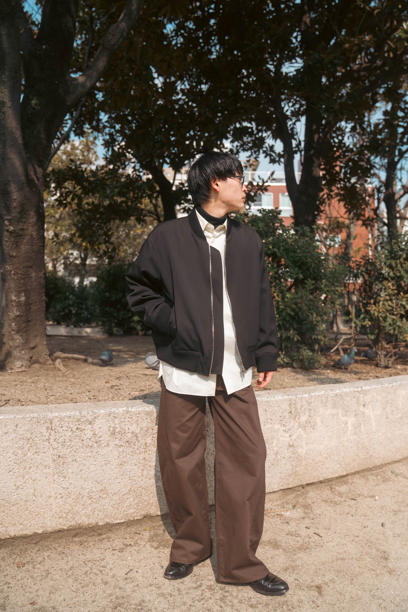 DEFORMATION WIDE COTTON PANTS(ST.1390)