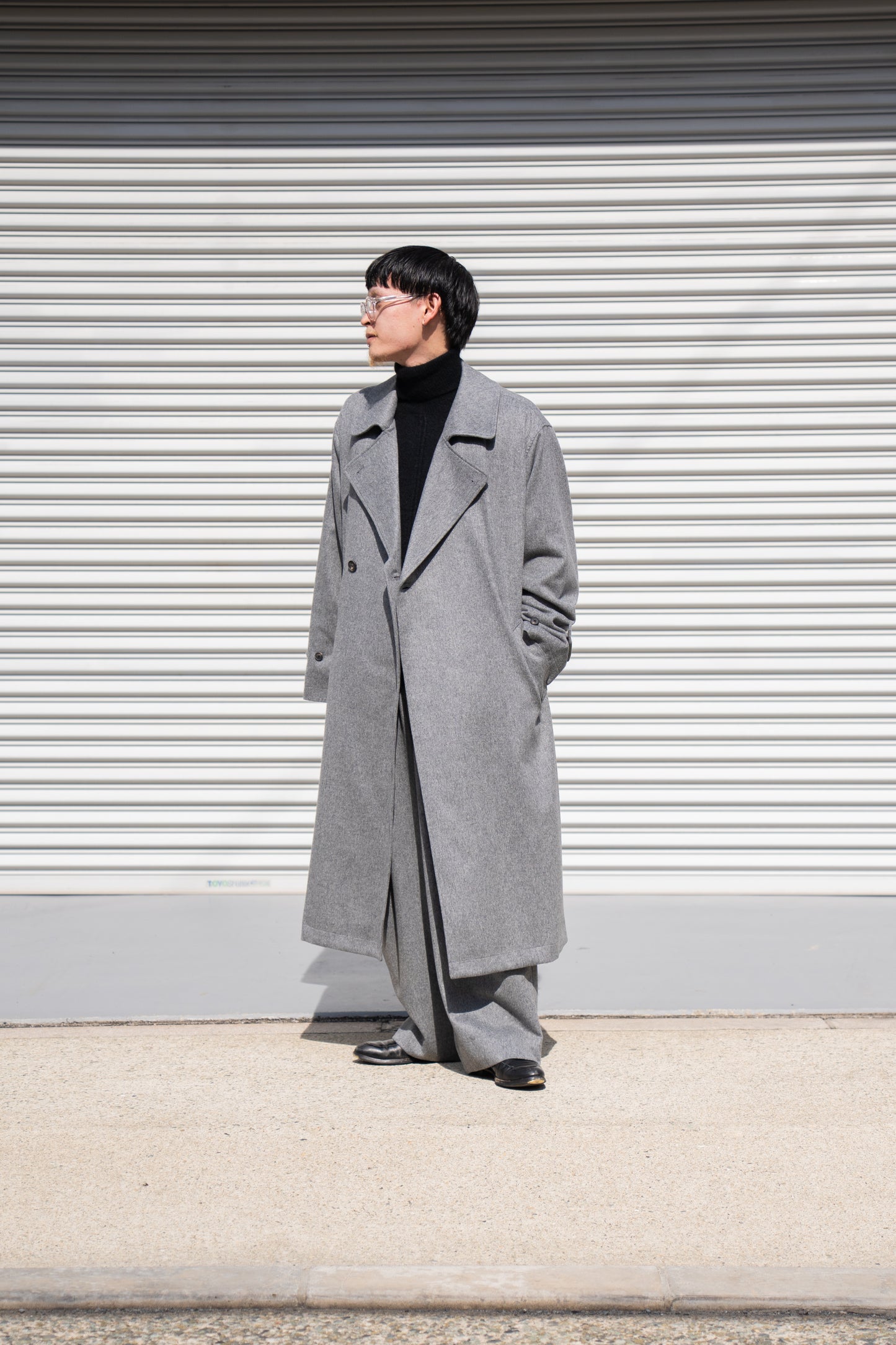 OVERSIZED DOUBLE BREASTED COAT(ST.1203)