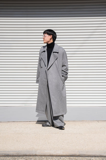 OVERSIZED DOUBLE BREASTED COAT(ST.1203)