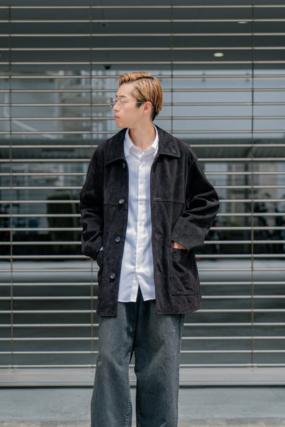 COW SUEDE CAR JACKET(ST.1218)