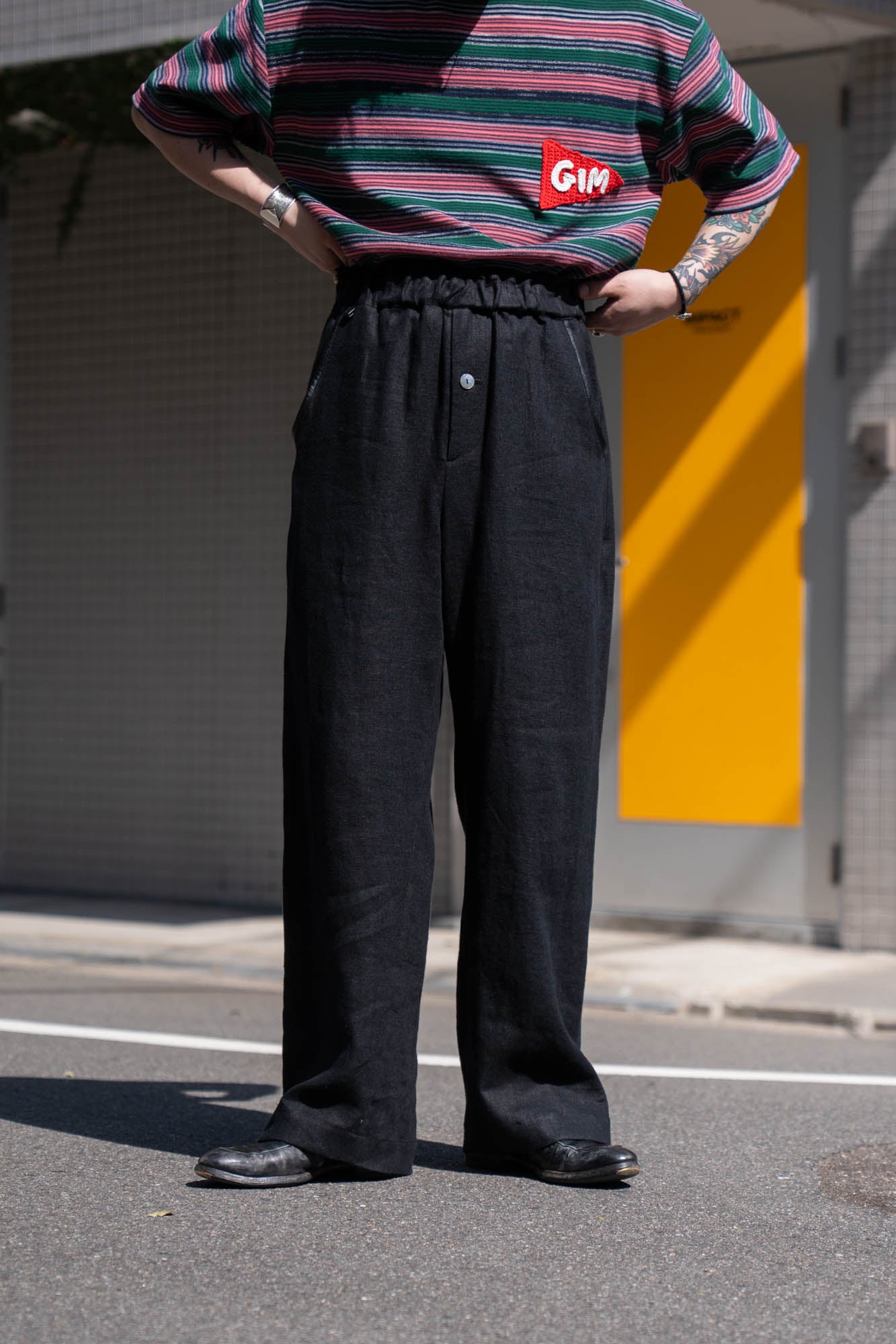 FLLOWER SAK LINENEASY PANTS