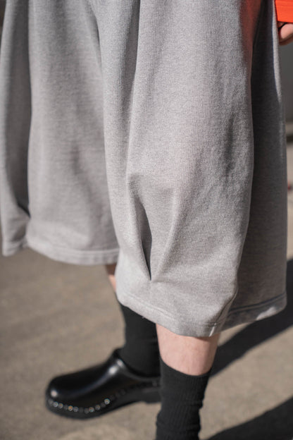 Pleated Balloon Sweat Shorts