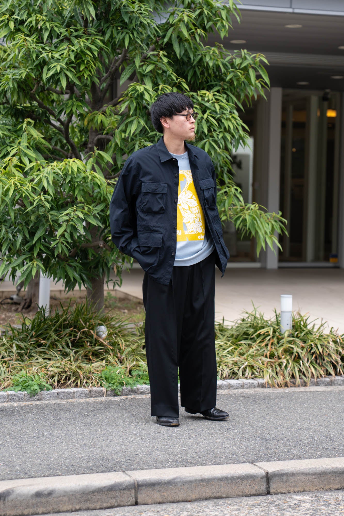 GARMENT DYE SAFARI JACKET