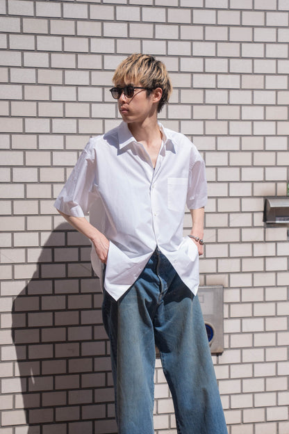 SUVIN COTTON OVERSIZED SS SHIRT(ST.1497)