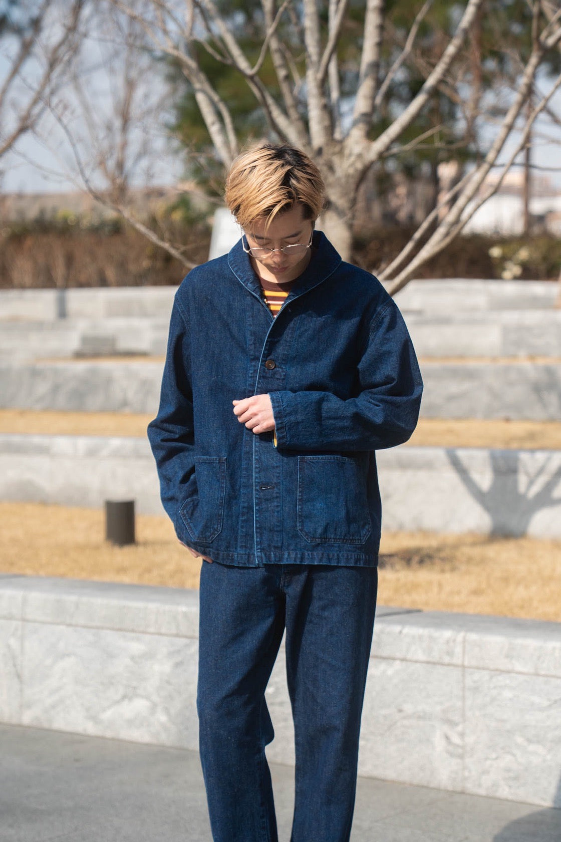 sign別注 CO/HE USN SHAWL COVERALL