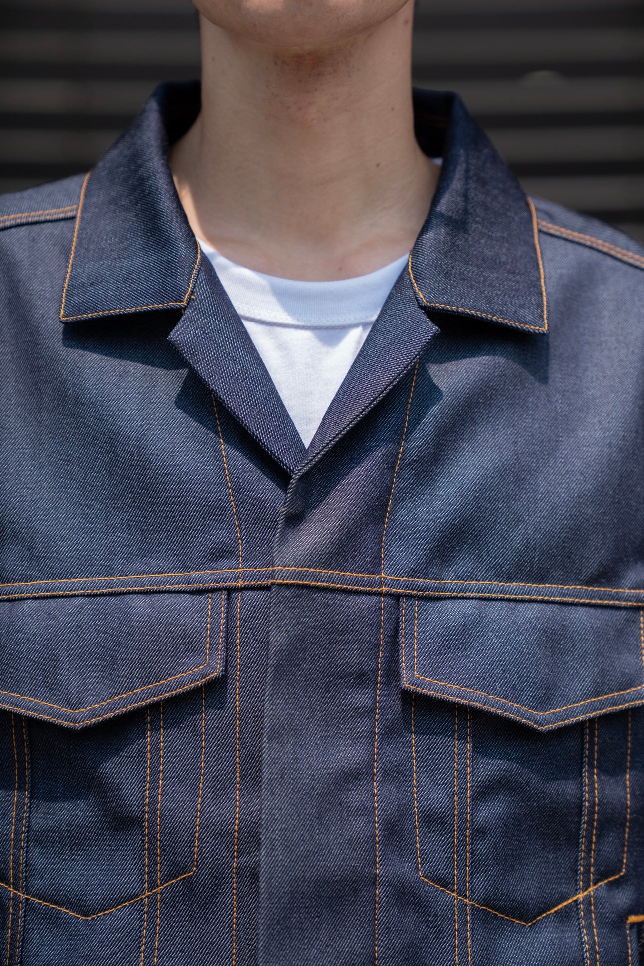 OVERCOAT（オーバーコート）- DENIM JACKET IN WOOL DENIM | アウター
