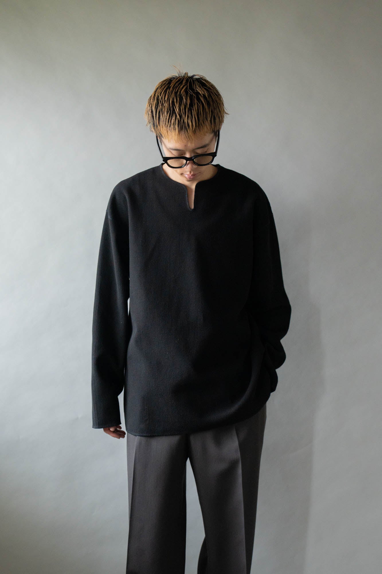 Rough&Smooth Thermal Over-neck L/S