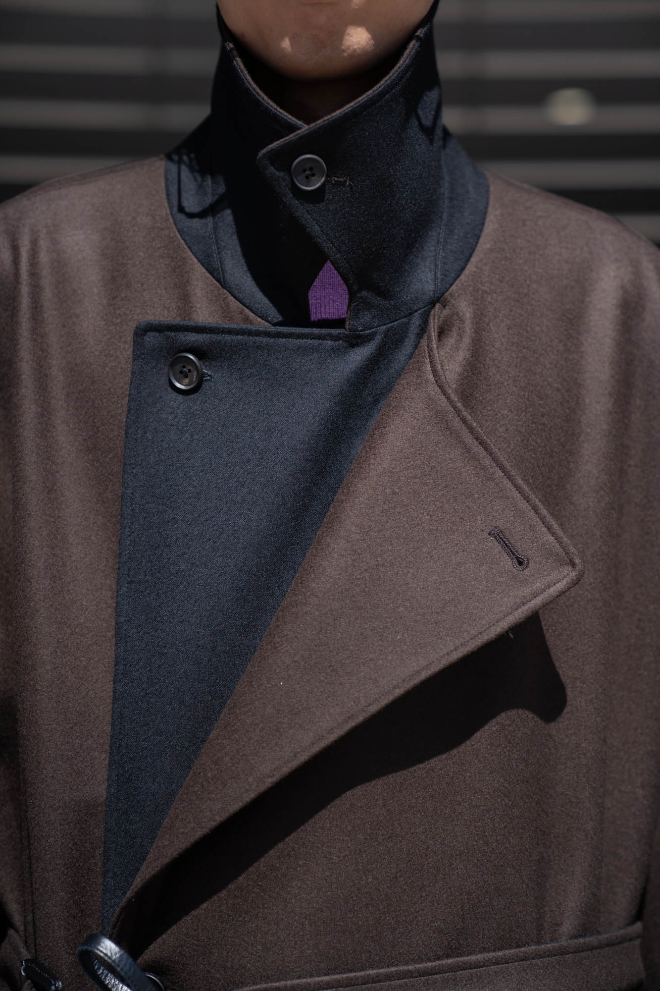 DOUBLE LAPELED DOUBLE BREASTED COAT(ST.1209)