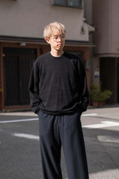 PURE CASHMERE KNIT CREW NECK LS(ST.1473)
