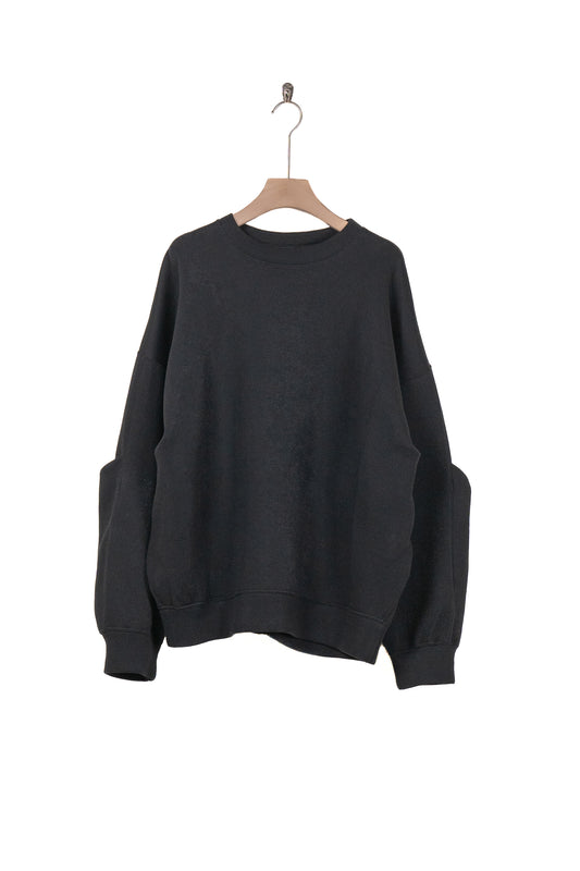 COTTON DOUBLE KNIT TUCKED CREW NECK LS (ST.1118)