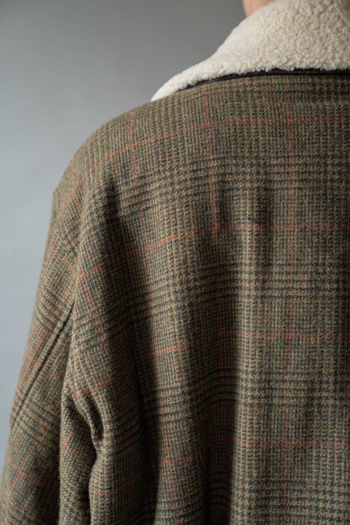 DETATCHABLE COLLAR BRITISH TWEED JACKET(ST.1577)