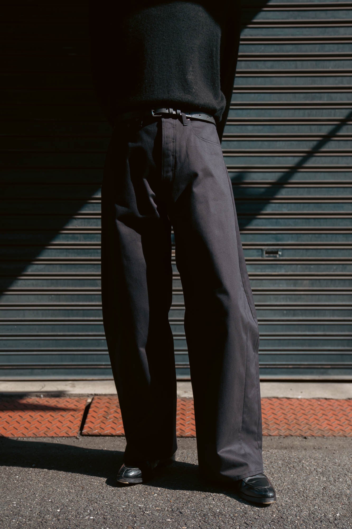 DEFORMATION WIDE COTTON PANTS(ST.1390)