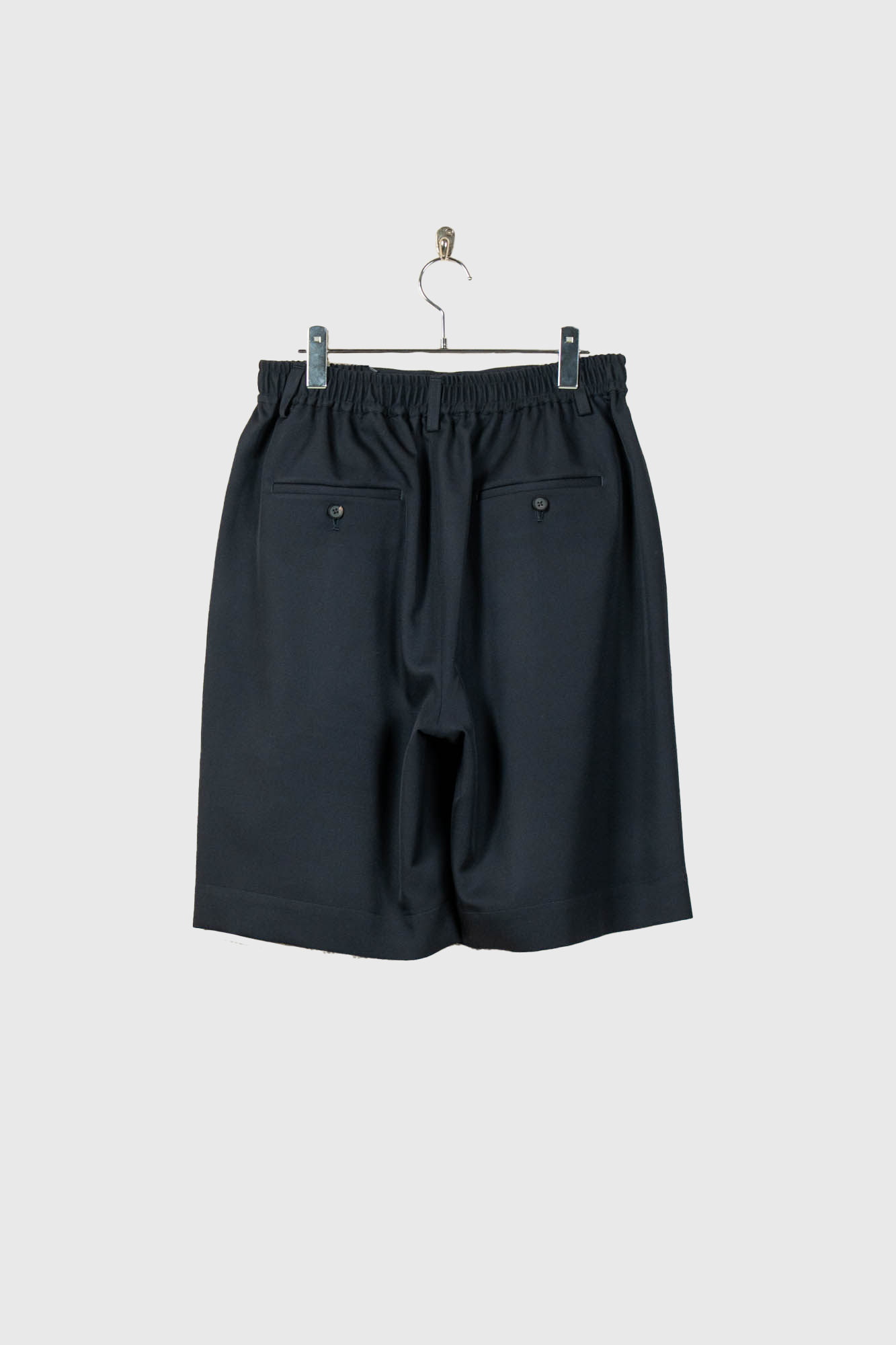 WOOL KERSEY WIDE EASY SHORT TROUSERS(ST.1436)
