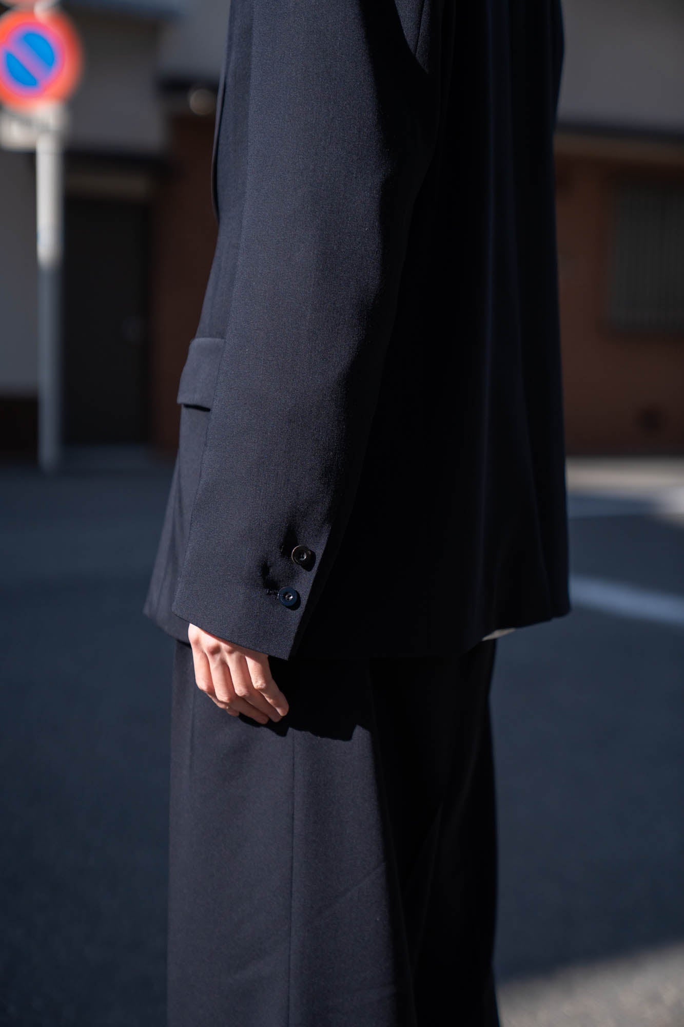 MODIFIED SHAWL COLLAR JACKET