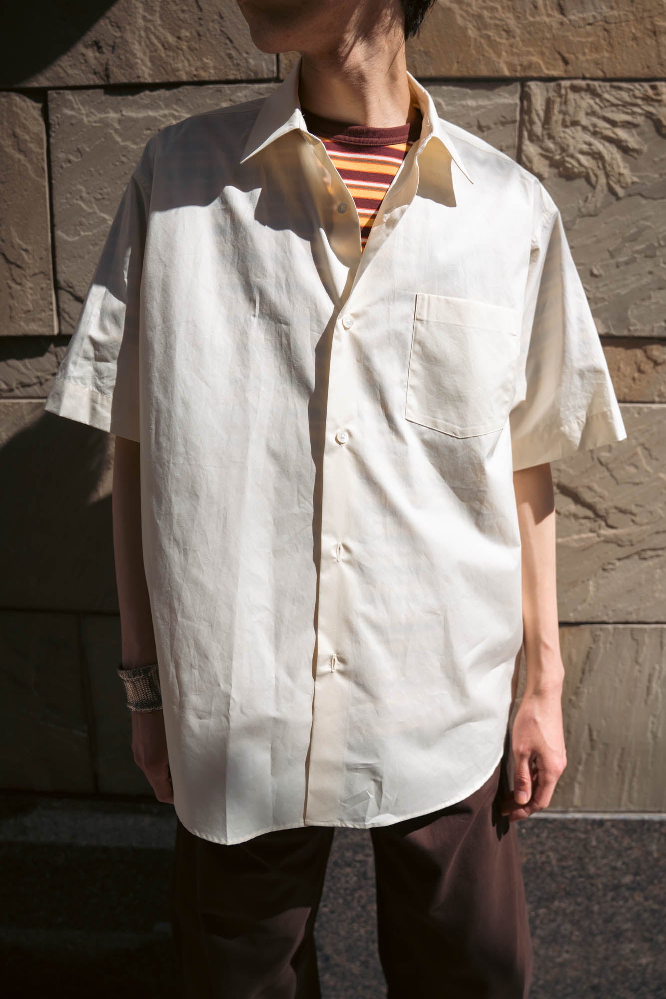 SUVIN COTTON OVERSIZED SS SHIRT(ST.1497)