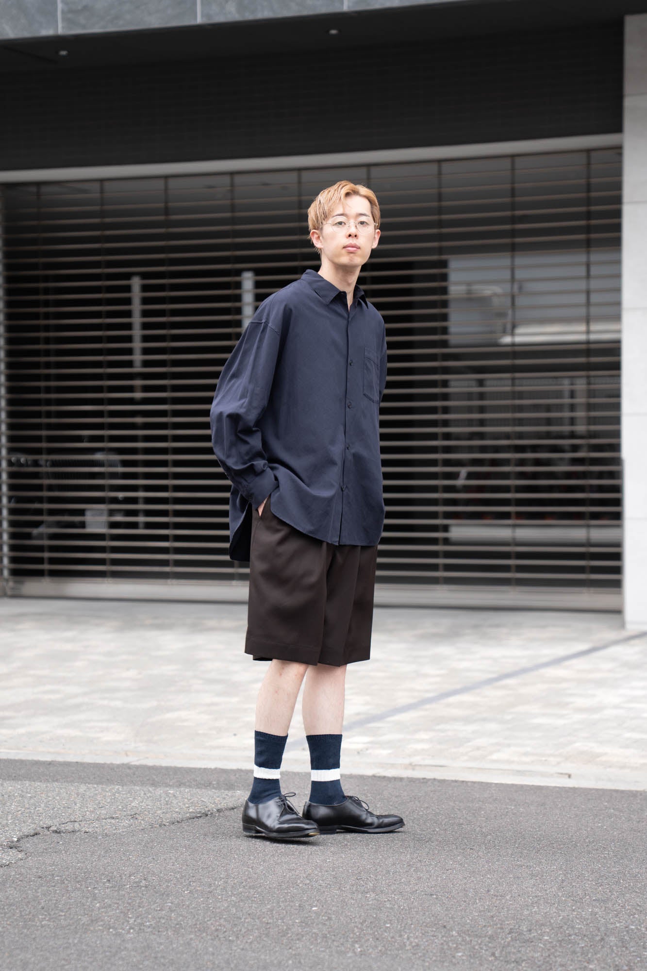 WIDE EASY SHORT TROUSERS(ST.1435)