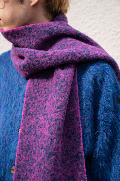 Two Colour Woolly Scarf