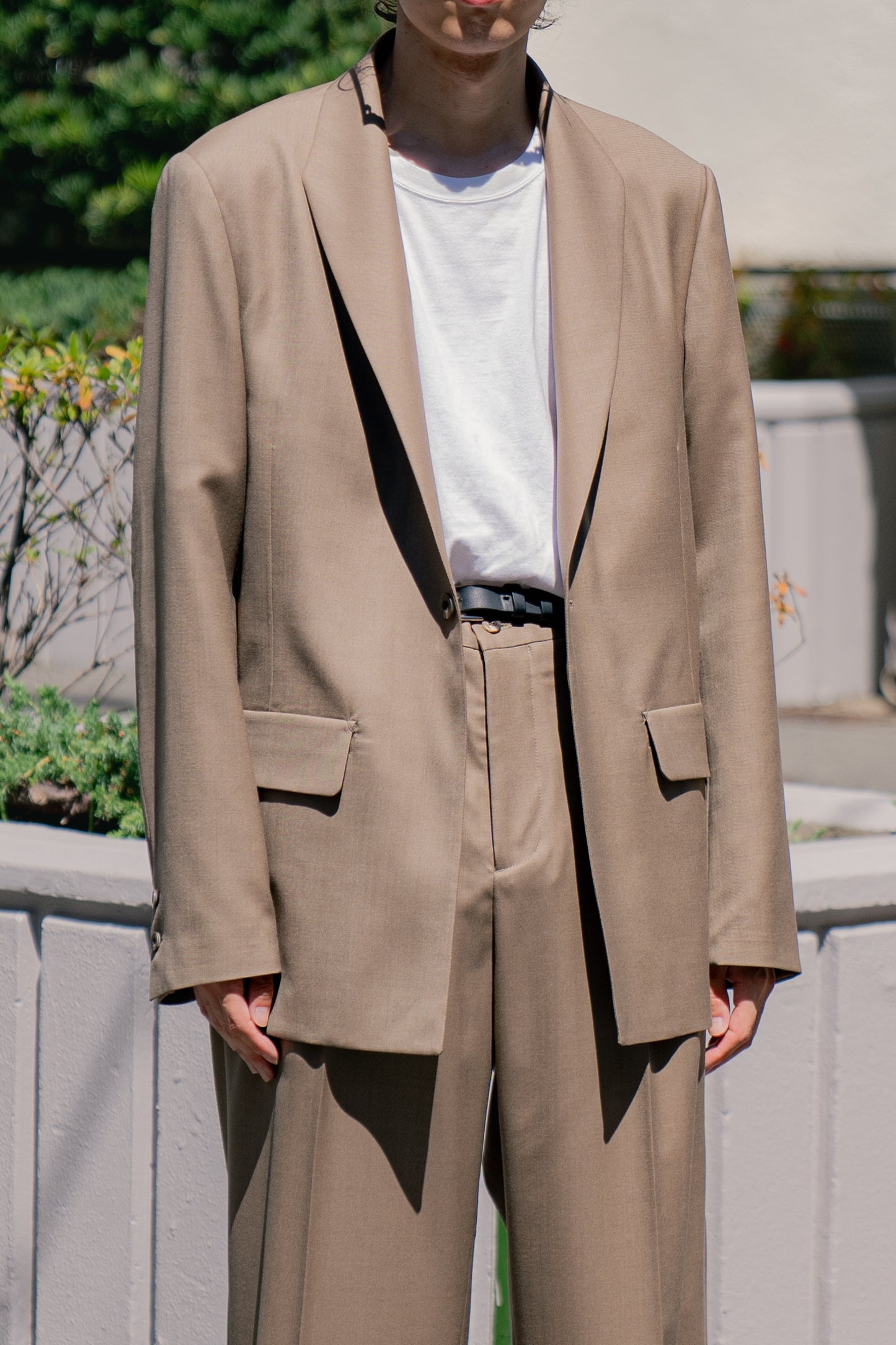 MODIFIED SHAWL COLLAR JACKET