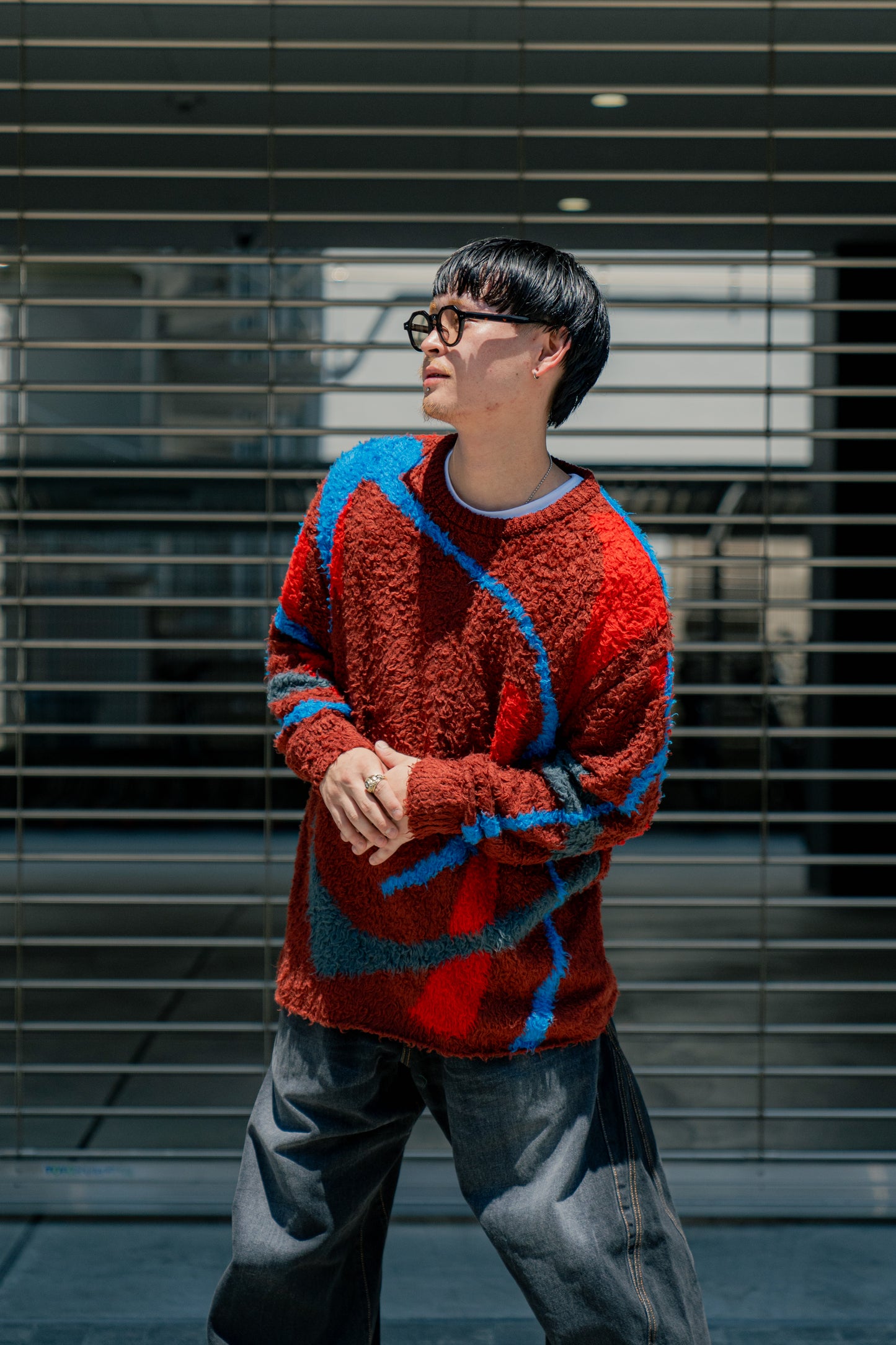 Jacquard-design knit
