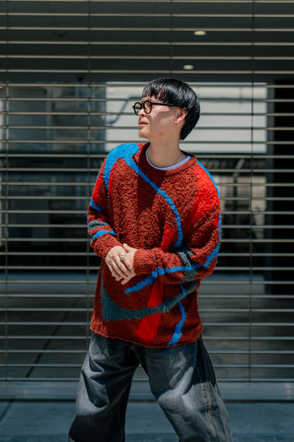 Jacquard-design knit