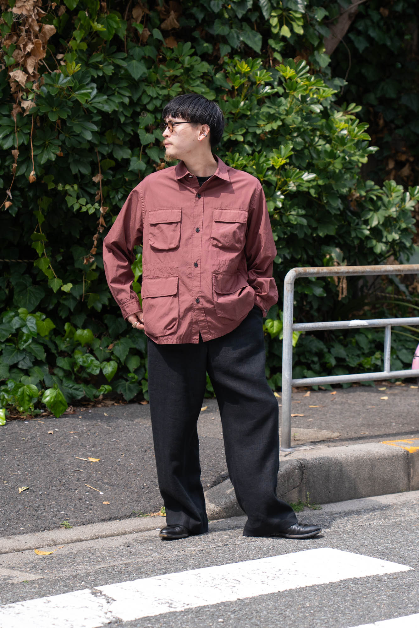 GARMENT DYE SAFARI JACKET – sign | サイン