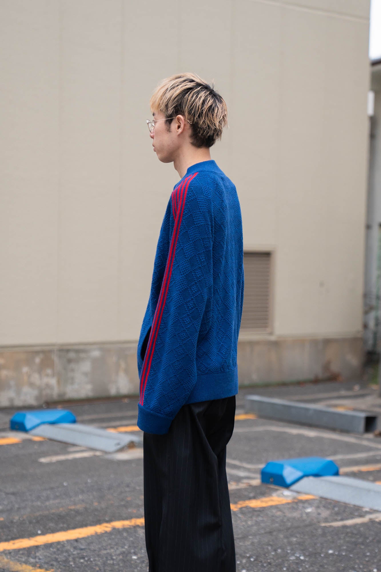 KNITTED TRAINING JACKET