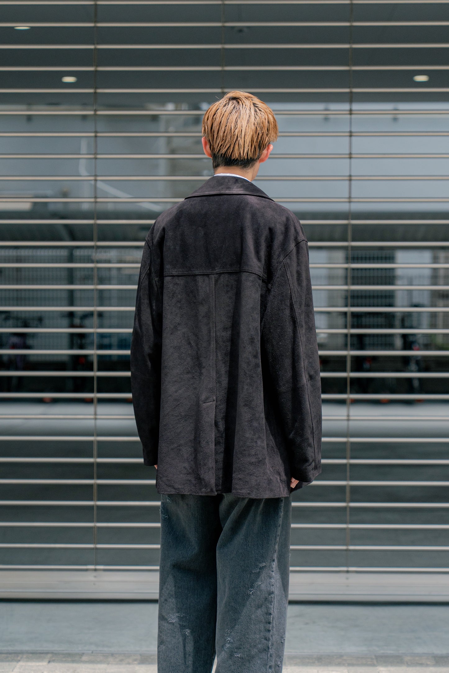 COW SUEDE CAR JACKET(ST.1218)