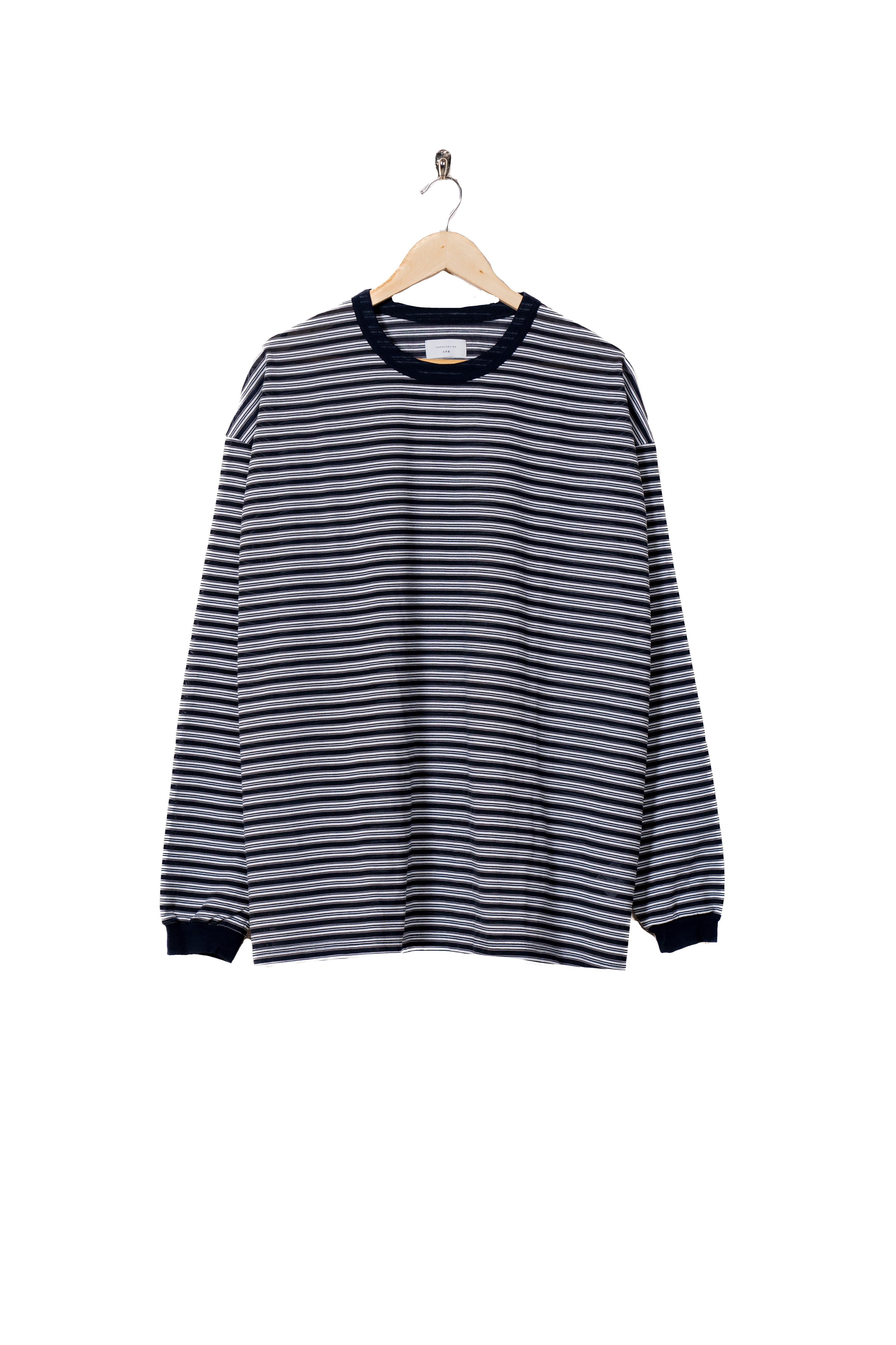 Sheer Border L/S T-Shirt