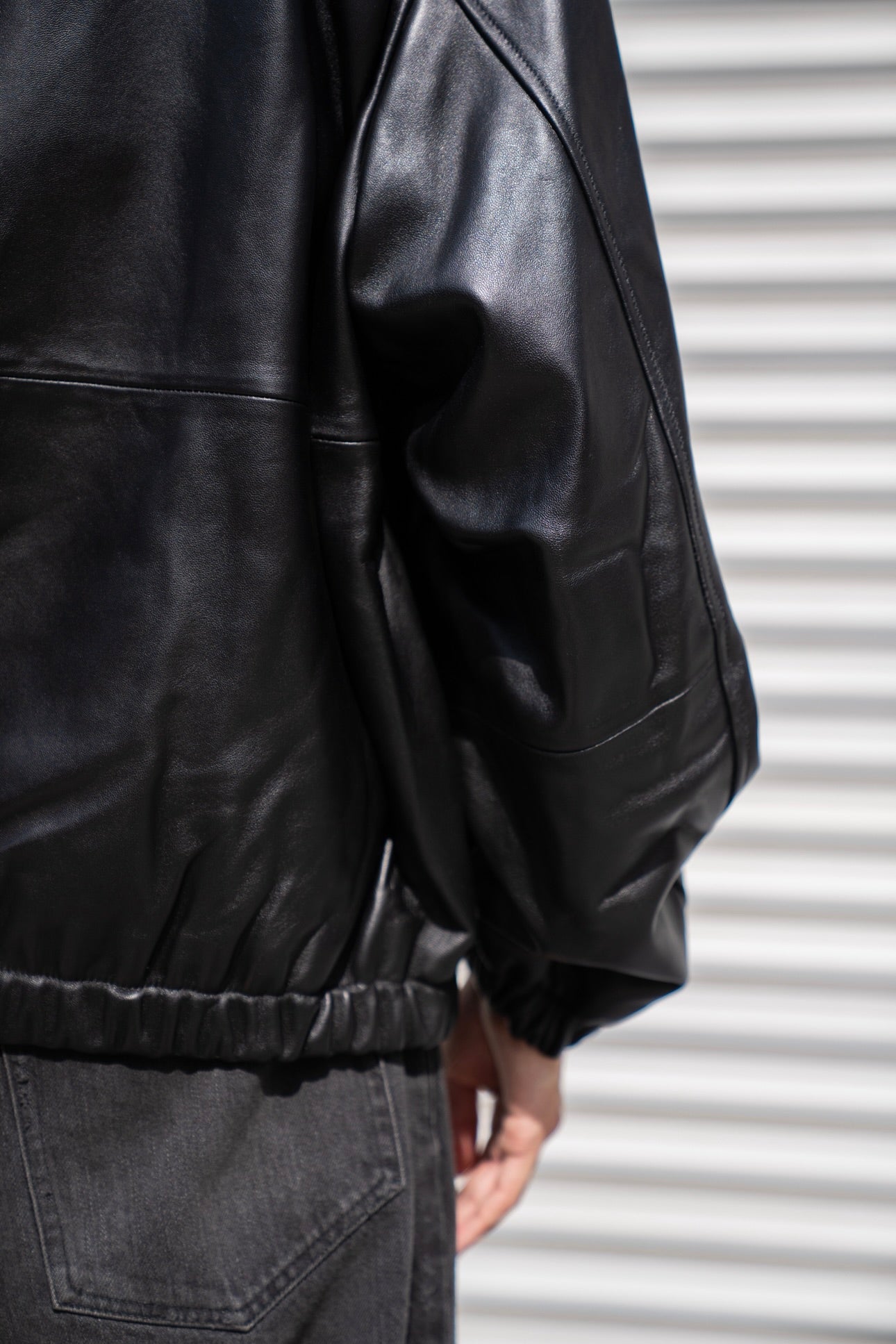 SHEEP LEATHER FLIGHT JACKET(ST.1219)