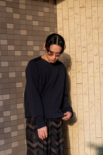 BOAT NECK PULL OVER KNIT