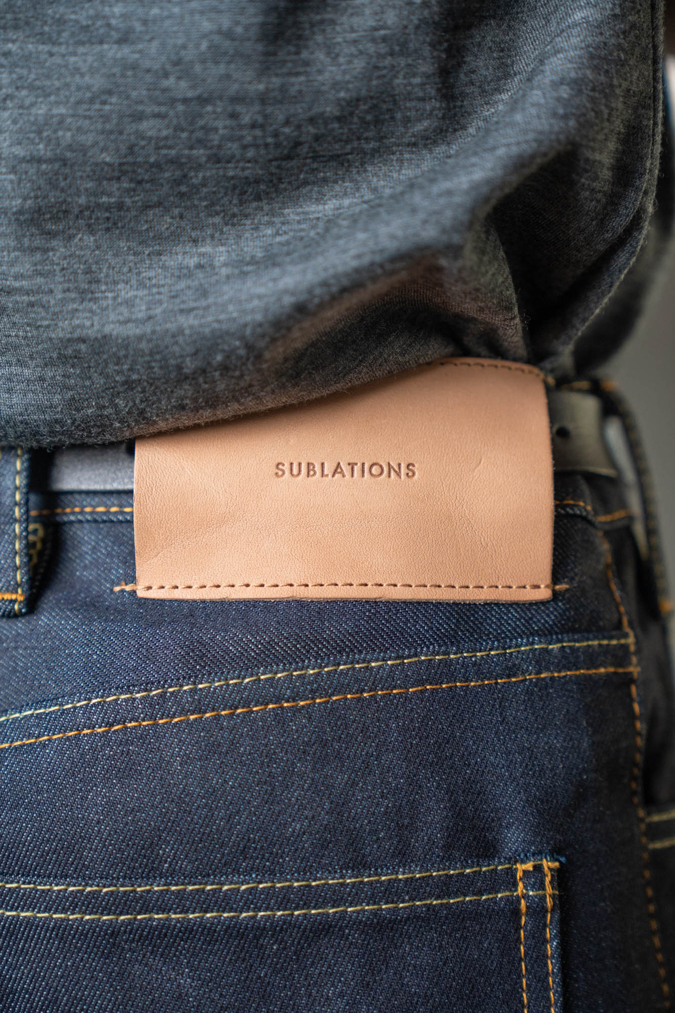 ORDINARY STRAIGHT DENIM PANTS .16 -Brando-