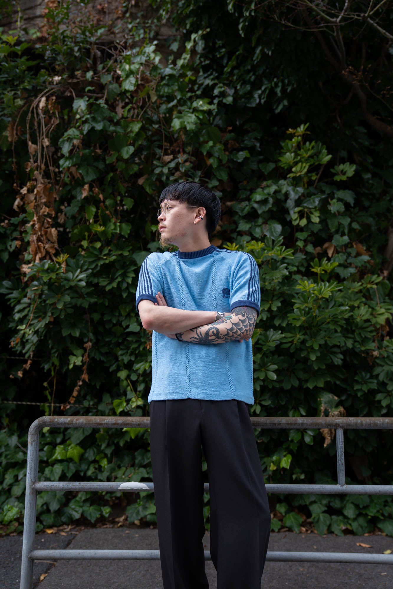 KNITTED TRAINING T-SHIRT