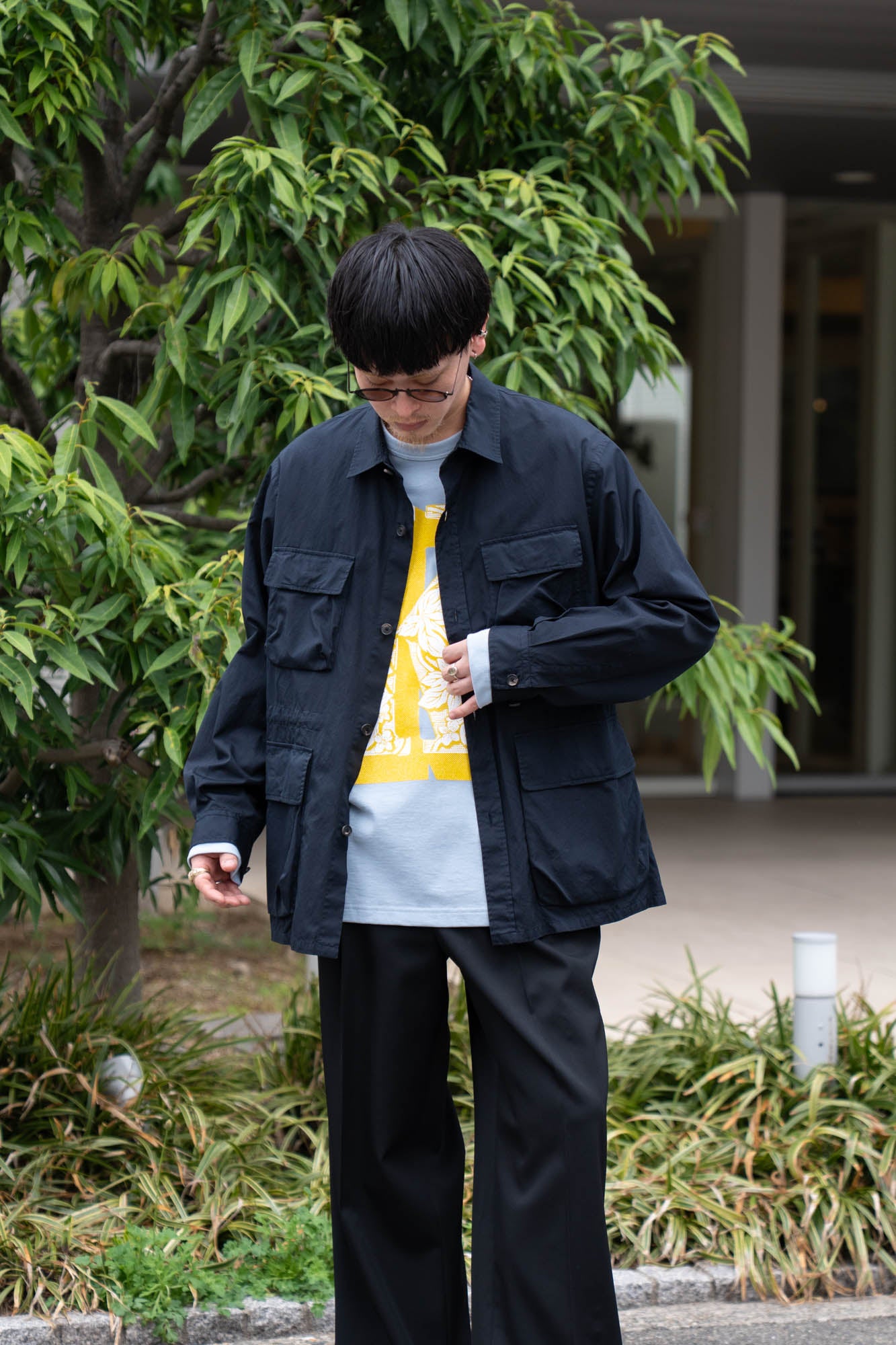 GARMENT DYE SAFARI JACKET