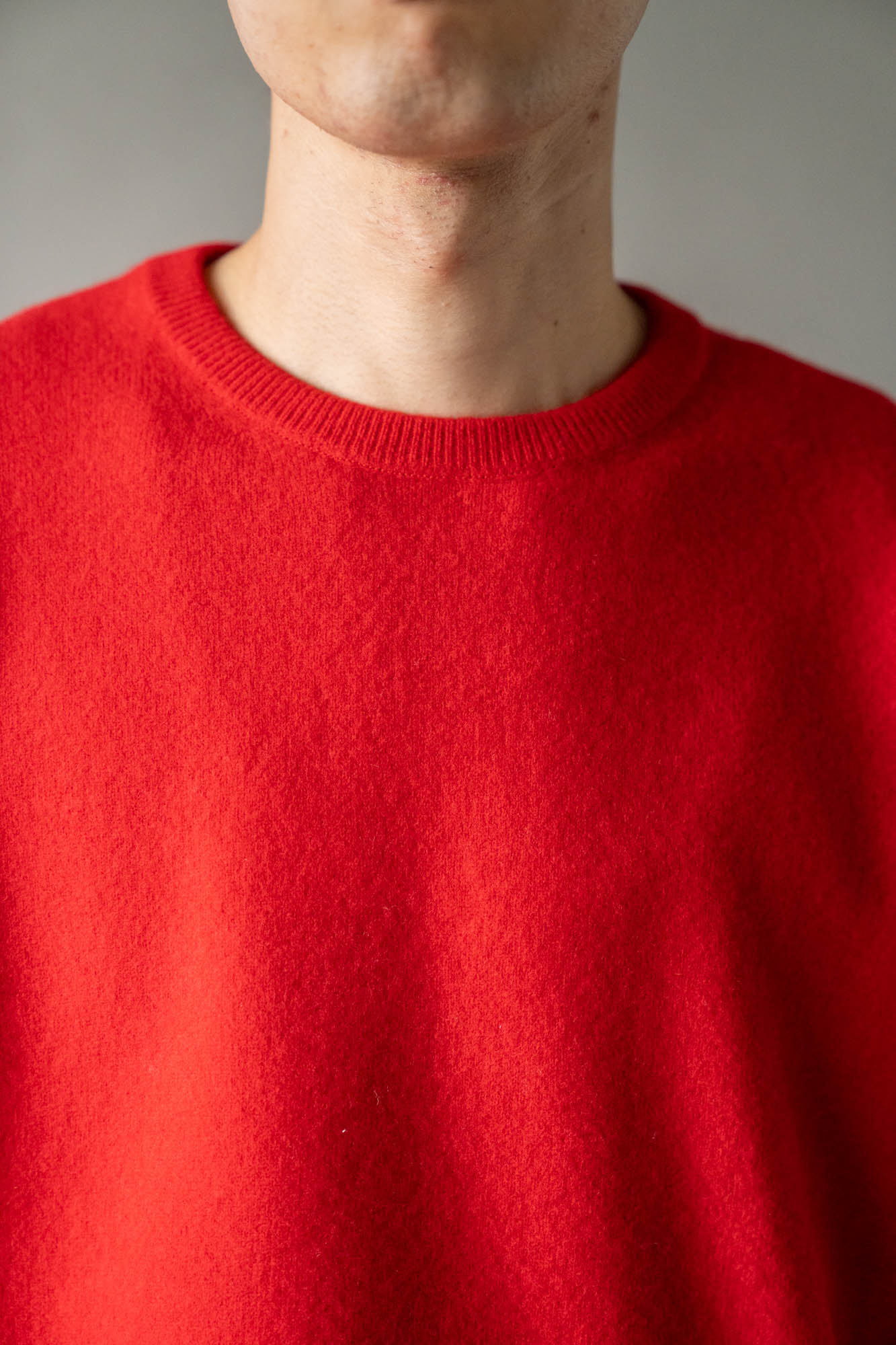 EXTRA FINE WOOL KNIT CREW NECK LS(ST.1634)