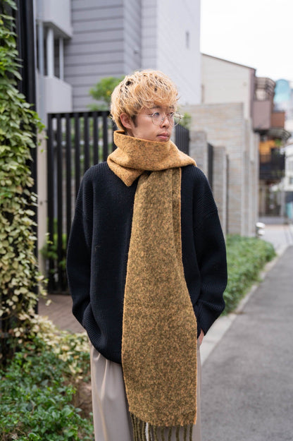 Two Colour Woolly Scarf