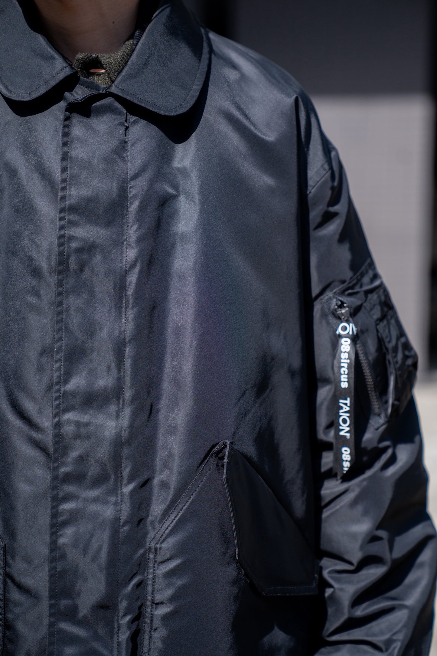 08sircus × TAION Down long MA-1 reversible