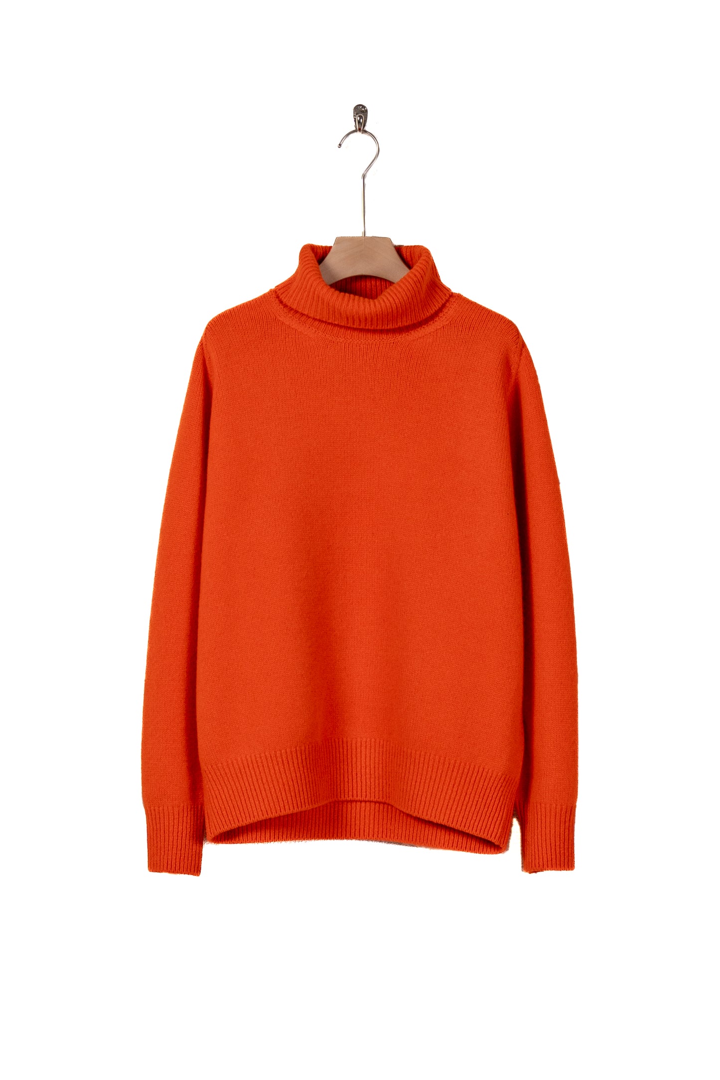 EXTRA FINE WOOL WARM KNIT TURTLE NECK LS