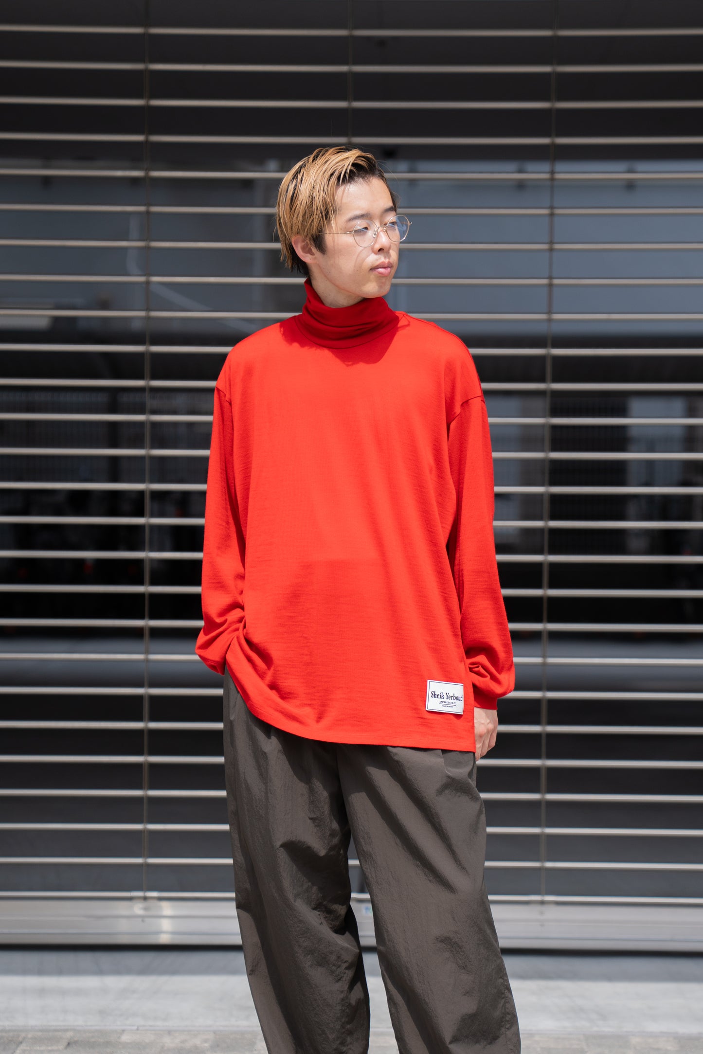 MERINO WOOL HIGH NECK L/S T-SHIRT