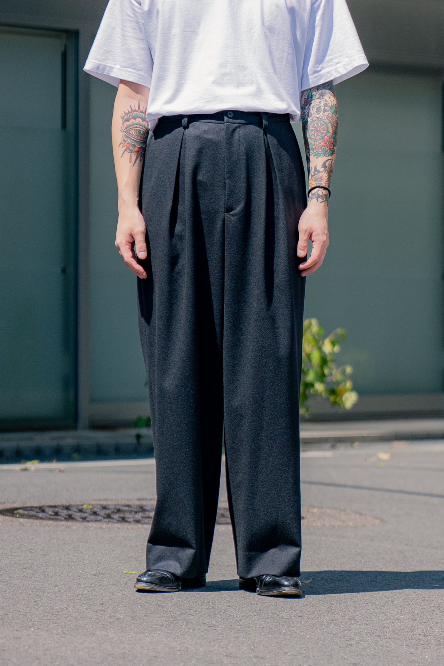 EASY WIDE TROUSERS