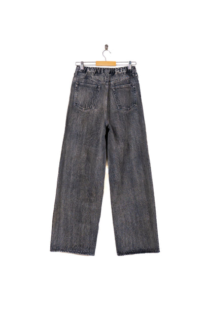 TWIST SEAM BAGGY VINTAGE DENIM JEANS